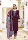 Vidhisa Vol 10 By Karissa Rayon Wholesale Kurti With Bottom Dupatta In India
